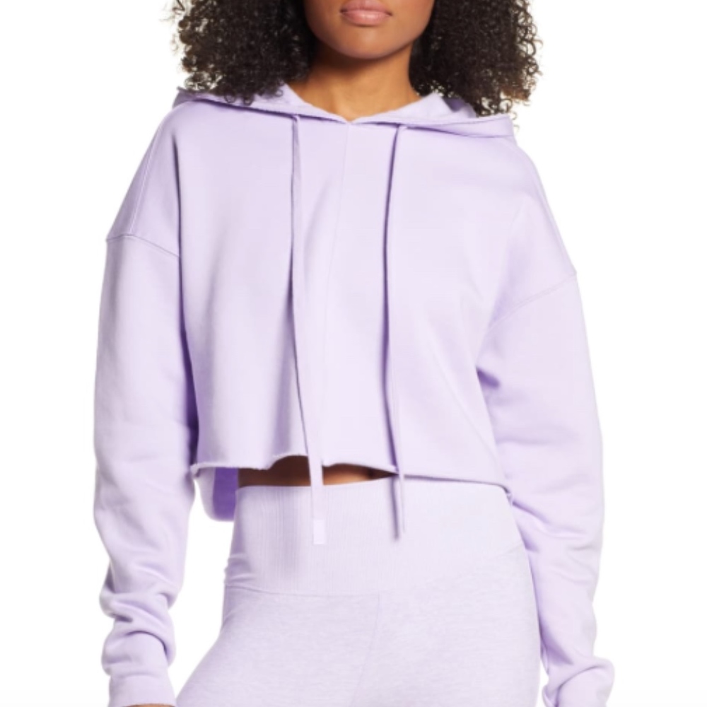 Alo Yoga Edge Crop Hoodie